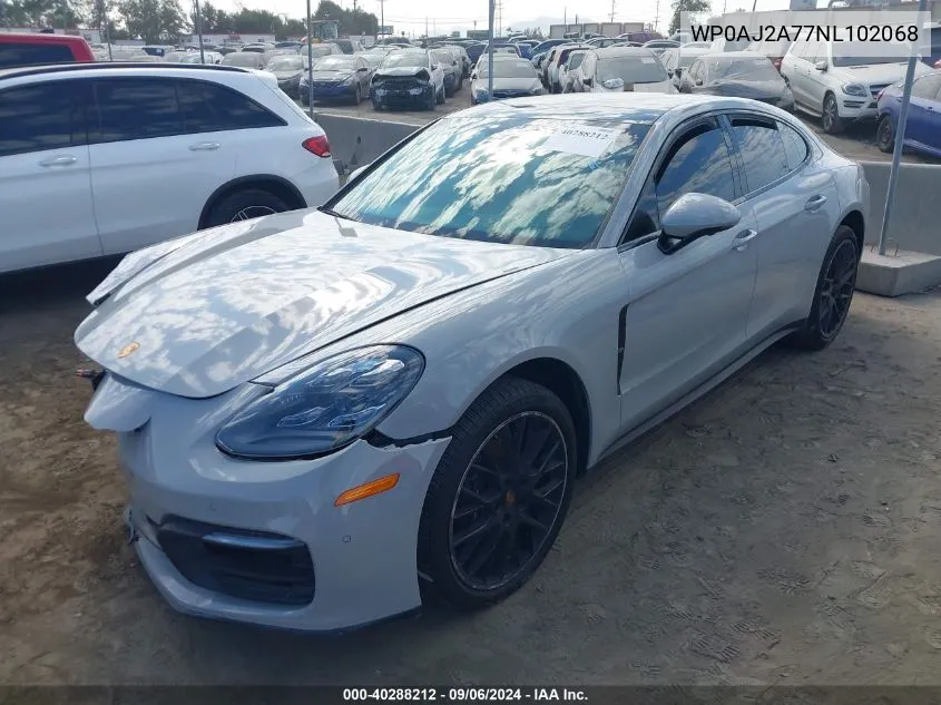 Auction sale of the 2022 Porsche Panamera , vin: WP0AJ2A77NL102068, lot number: 40288212