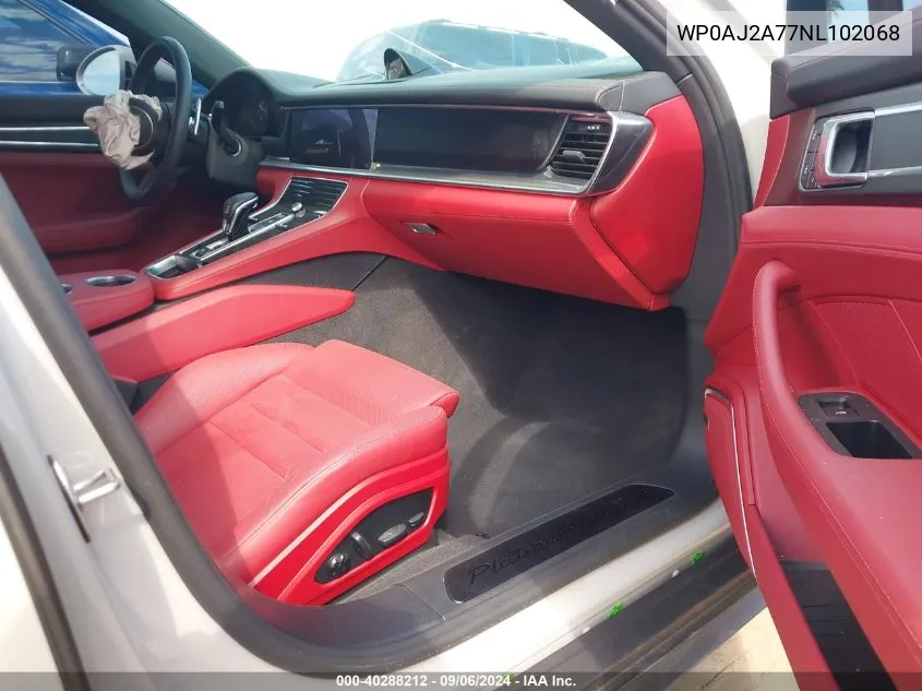 Auction sale of the 2022 Porsche Panamera , vin: WP0AJ2A77NL102068, lot number: 40288212