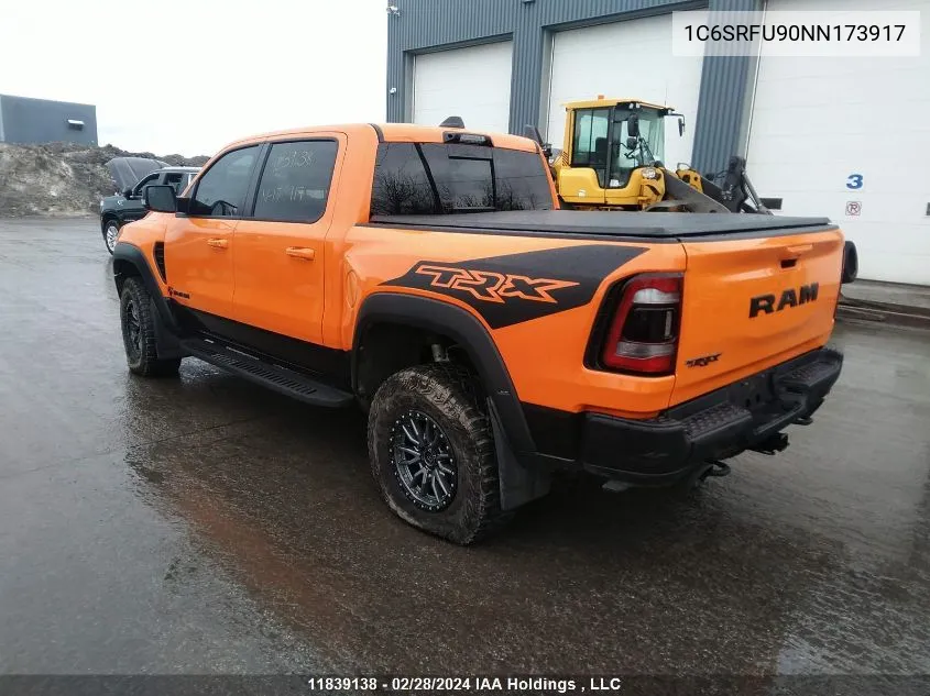 Auction sale of the 2022 RAM 1500 , vin: 1C6SRFU90NN173917, lot number: 11839138