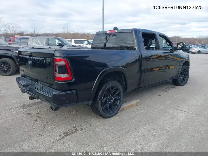 Auction sale of the 2022 RAM 1500 , vin: 1C6SRFRT0NN127525, lot number: 12115612