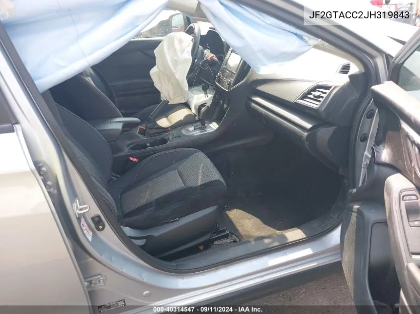 Auction sale of the 2018 Subaru XV , vin: JF2GTACC2JH319843, lot number: 40314547