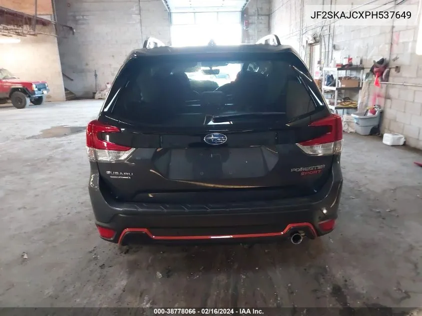 Auction sale of the 2023 Subaru Forester , vin: JF2SKAJCXPH537649, lot number: 38778066