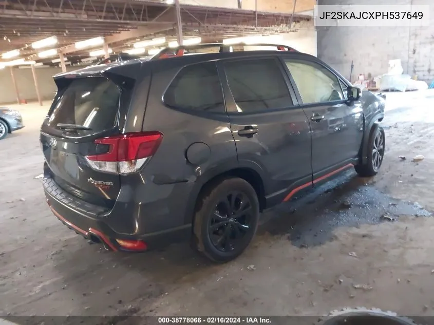 Auction sale of the 2023 Subaru Forester , vin: JF2SKAJCXPH537649, lot number: 38778066