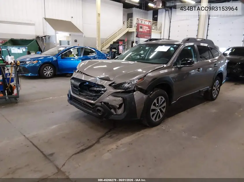Auction sale of the 2024 Subaru Outback , vin: 4S4BTACC9R3153964, lot number: 45266279