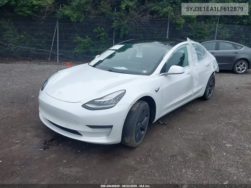 Auction sale of the 2020 Tesla Model 3 , vin: 5YJ3E1EA1LF612879, lot number: 45446939