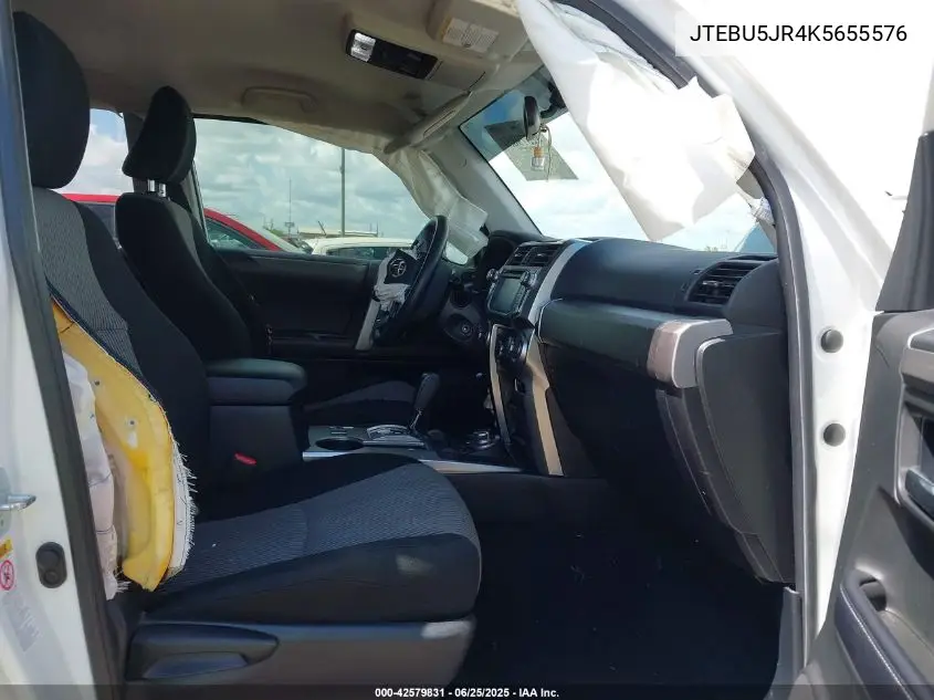 Auction sale of the 2019 Toyota 4Runner , vin: JTEBU5JR4K5655576, lot number: 42579831