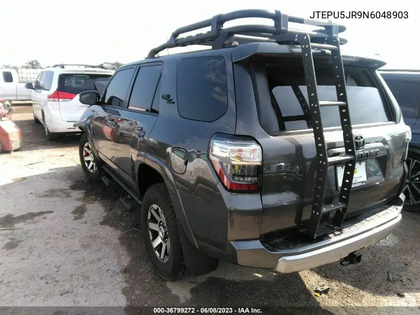 Auction sale of the 2022 Toyota 4Runner , vin: JTEPU5JR9N6048903, lot number: 36799272