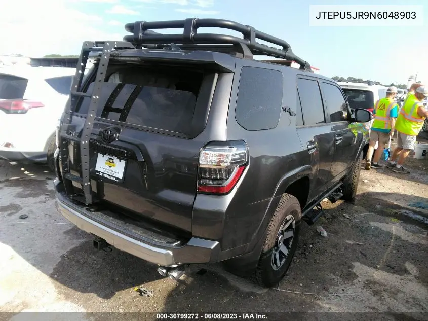 Auction sale of the 2022 Toyota 4Runner , vin: JTEPU5JR9N6048903, lot number: 36799272