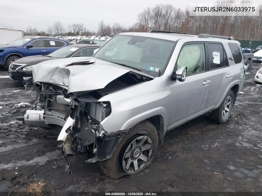Auction sale of the 2022 Toyota 4Runner , vin: JTERU5JR2N6033975, lot number: 43860386