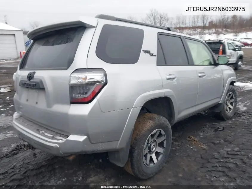 Auction sale of the 2022 Toyota 4Runner , vin: JTERU5JR2N6033975, lot number: 43860386