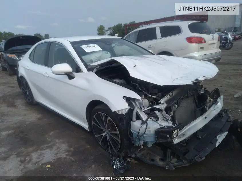 Auction sale of the 2018 Toyota Camry , vin: JTNB11HK2J3072217, lot number: 37381081