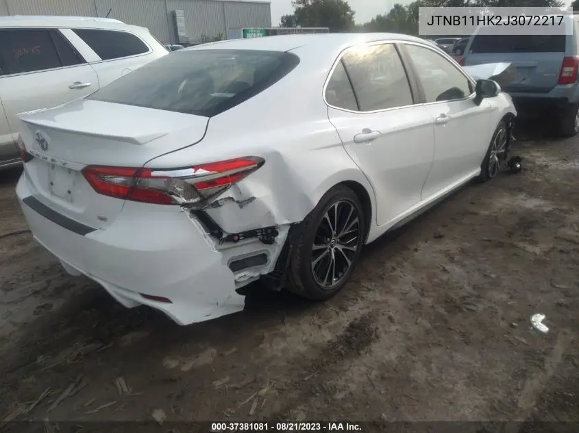 Auction sale of the 2018 Toyota Camry , vin: JTNB11HK2J3072217, lot number: 37381081