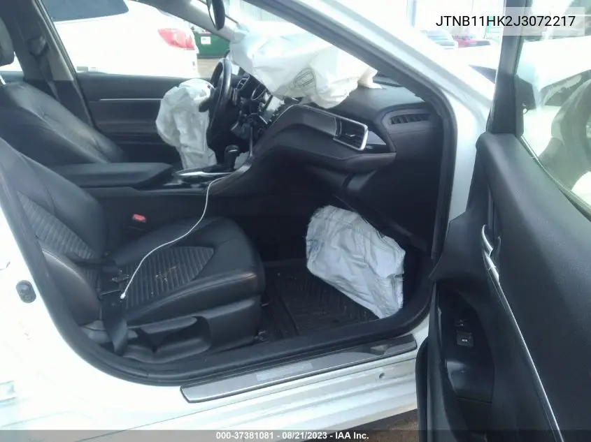 Auction sale of the 2018 Toyota Camry , vin: JTNB11HK2J3072217, lot number: 37381081