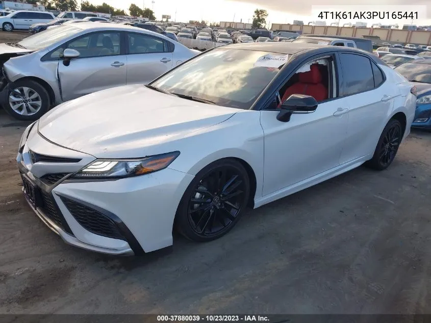 Auction sale of the 2023 Toyota Camry , vin: 4T1K61AK3PU165441, lot number: 37880039