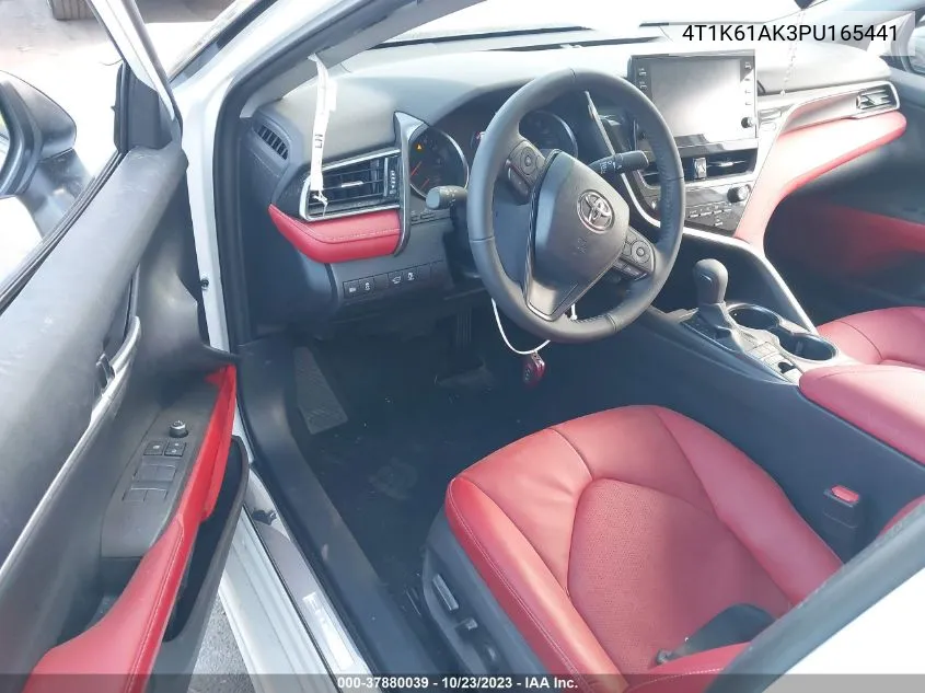 Auction sale of the 2023 Toyota Camry , vin: 4T1K61AK3PU165441, lot number: 37880039