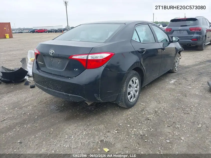 Auction sale of the 2016 Toyota Corolla , vin: 2T1BURHE2GC573080, lot number: 12623596