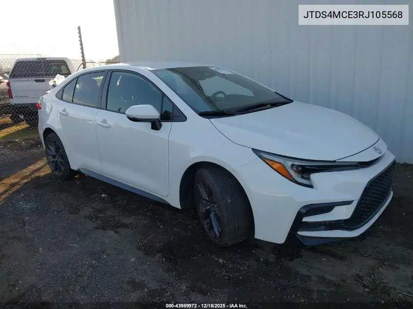 Auction sale of the 2024 Toyota Corolla , vin: JTDS4MCE3RJ105568, lot number: 43989972