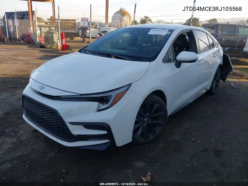 Auction sale of the 2024 Toyota Corolla , vin: JTDS4MCE3RJ105568, lot number: 43989972