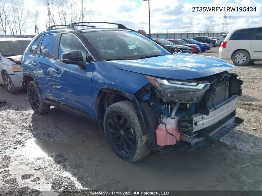 Auction sale of the 2024 Toyota RAV 4 , vin: 2T35WRFV1RW195434, lot number: 12445699