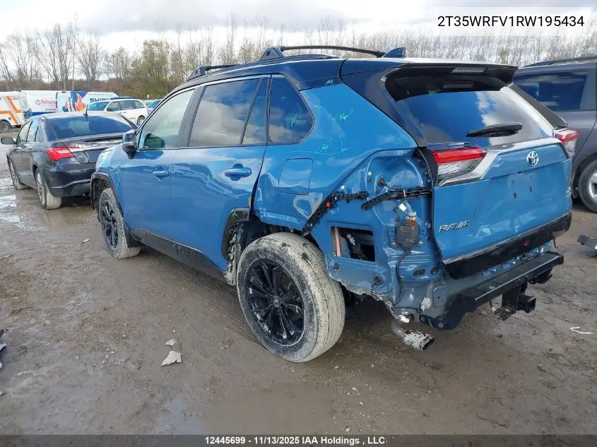 Auction sale of the 2024 Toyota RAV 4 , vin: 2T35WRFV1RW195434, lot number: 12445699