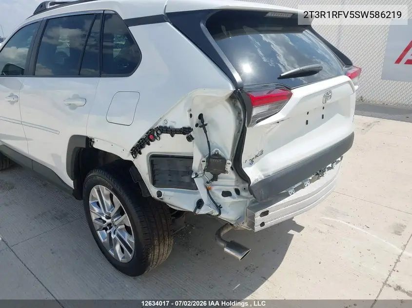 Auction sale of the 2025 Toyota RAV 4 , vin: 2T3R1RFV5SW586219, lot number: 12634017
