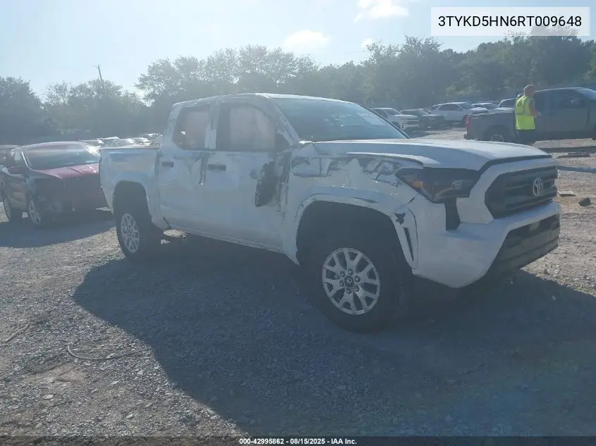 Auction sale of the 2024 Toyota Tacoma , vin: 3TYKD5HN6RT009648, lot number: 42995862