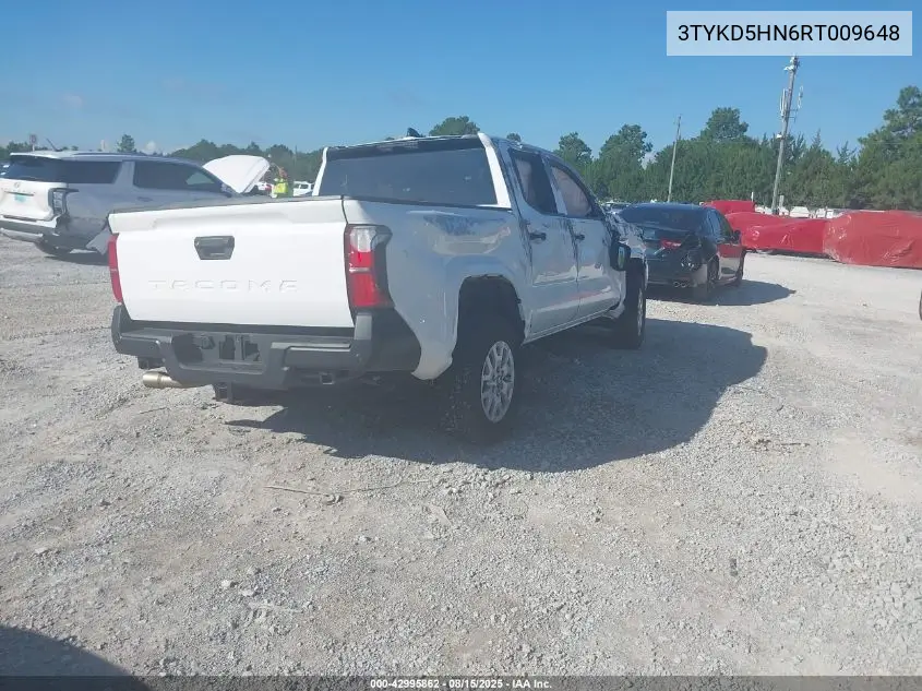 Auction sale of the 2024 Toyota Tacoma , vin: 3TYKD5HN6RT009648, lot number: 42995862