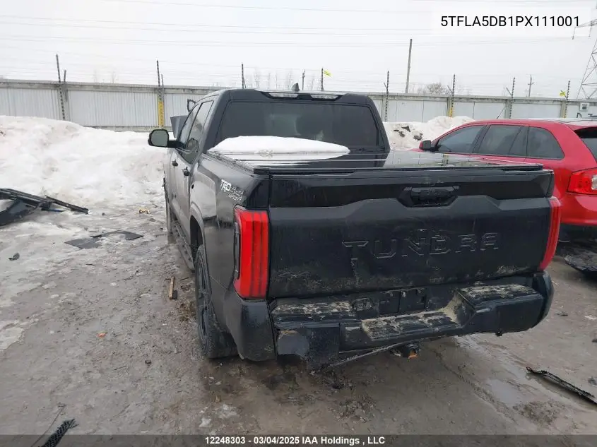 Auction sale of the 2023 Toyota Tundra , vin: 5TFLA5DB1PX111001, lot number: 12248303