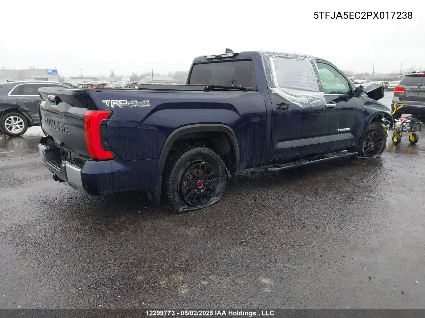 Auction sale of the 2023 Toyota Tundra , vin: 5TFJA5EC2PX017238, lot number: 12299773