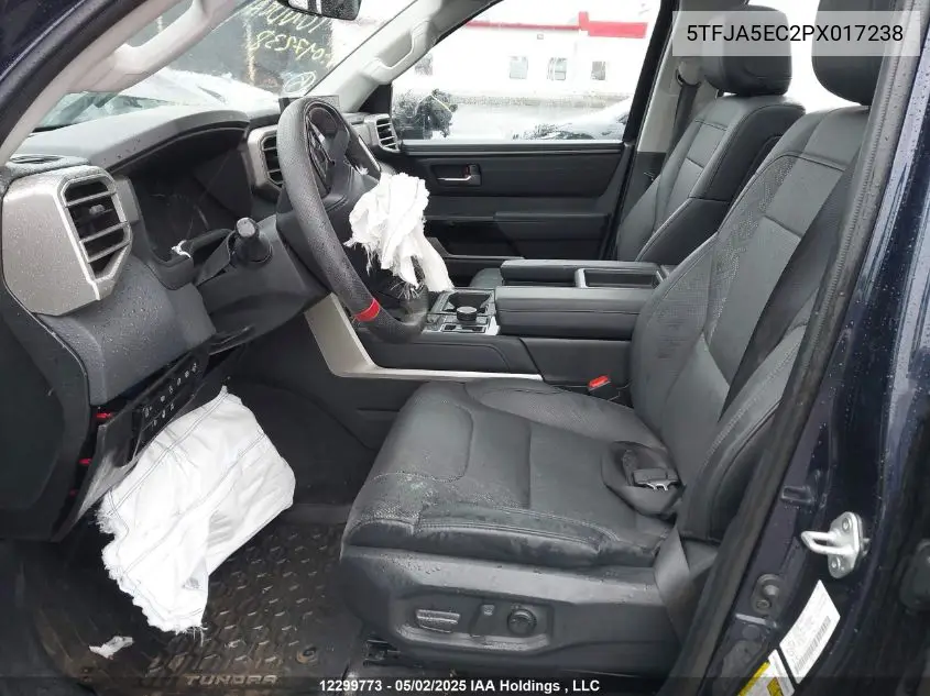 Auction sale of the 2023 Toyota Tundra , vin: 5TFJA5EC2PX017238, lot number: 12299773