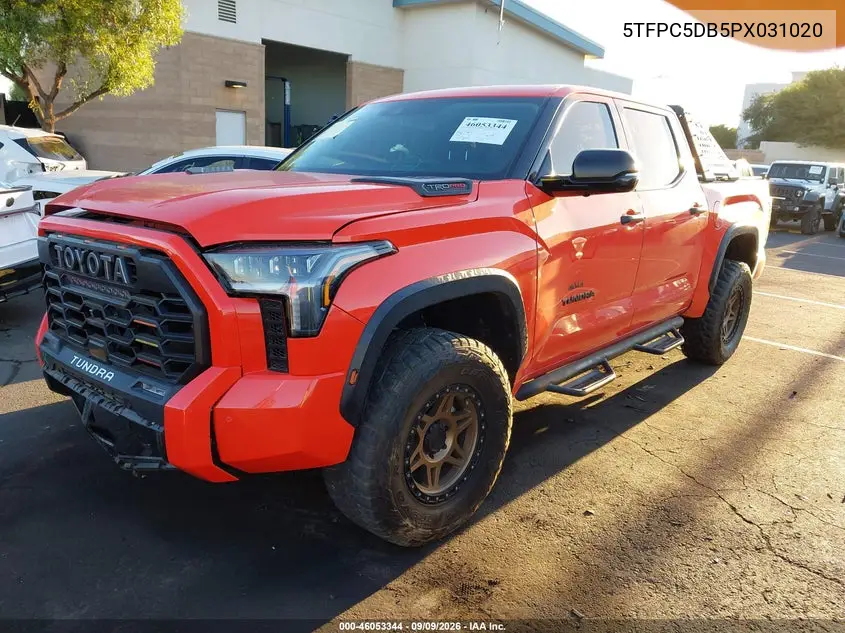 Auction sale of the 2023 Toyota Tundra , vin: 5TFPC5DB5PX031020, lot number: 46053344