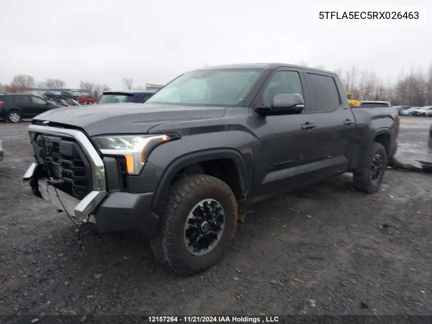 Auction sale of the 2024 Toyota Tundra , vin: 5TFLA5EC5RX026463, lot number: 12157264