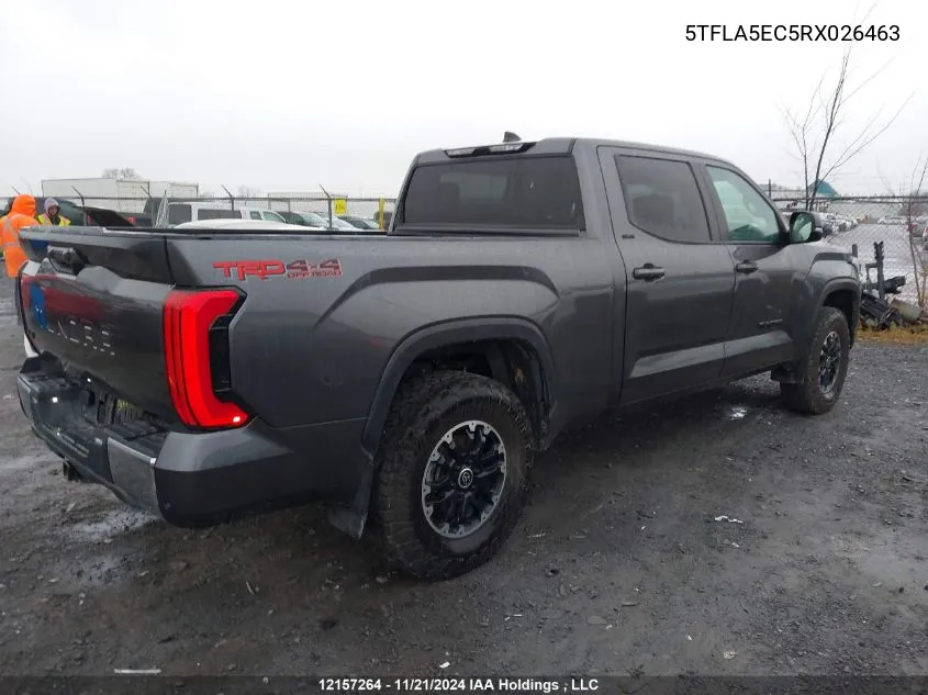 Auction sale of the 2024 Toyota Tundra , vin: 5TFLA5EC5RX026463, lot number: 12157264