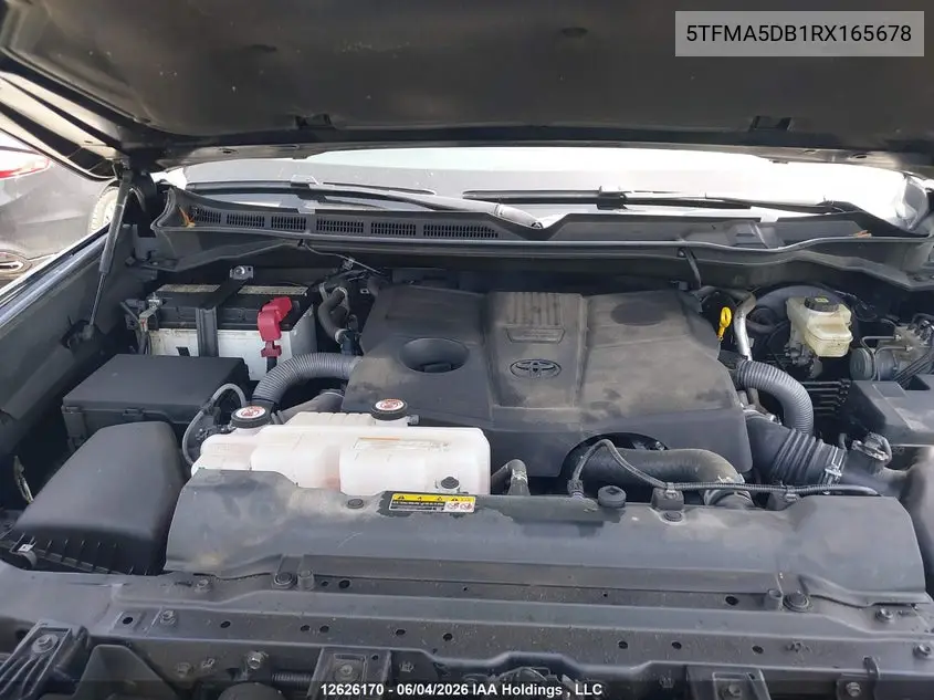 Auction sale of the 2024 Toyota Tundra , vin: 5TFMA5DB1RX165678, lot number: 12626170