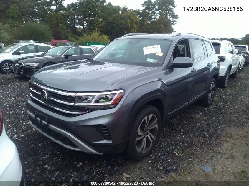 Auction sale of the 2022 Volkswagen Atlas , vin: 1V2BR2CA6NC538186, lot number: 37780942