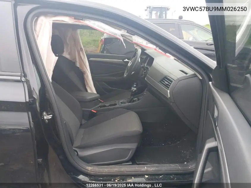 Auction sale of the 2021 Volkswagen Jetta , vin: 3VWC57BU9MM026250, lot number: 12266531