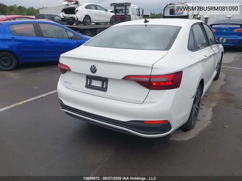 Auction sale of the 2024 Volkswagen Jetta , vin: 3VWSM7BU5RM081090, lot number: 12689872