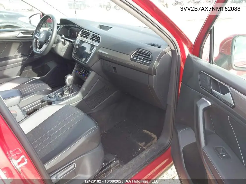 Auction sale of the 2022 Volkswagen Tiguan , vin: 3VV2B7AX7NM162088, lot number: 12428182