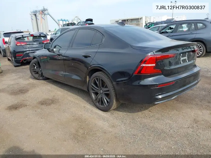 Auction sale of the 2024 Volvo S60 , vin: 7JRL12FH7RG300837, lot number: 42419110