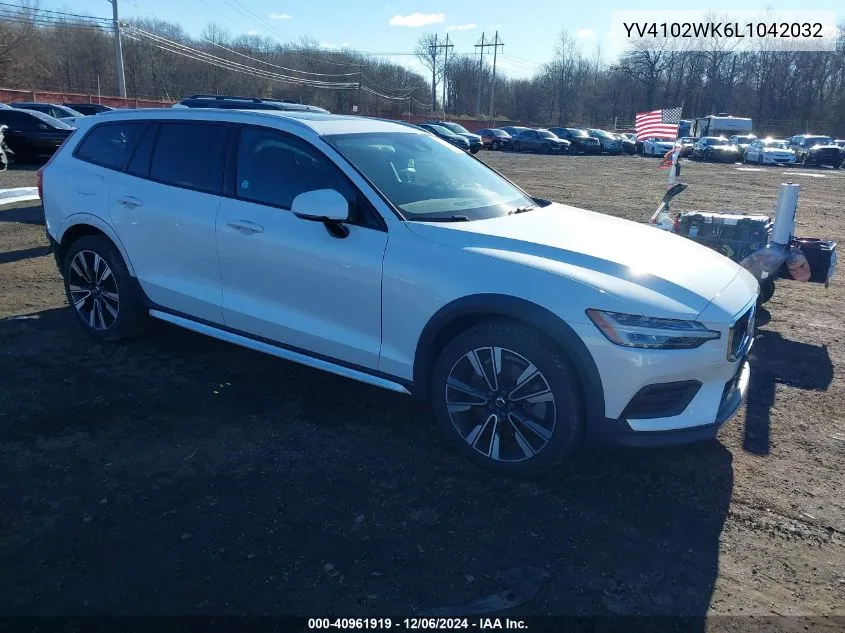 Auction sale of the 2020 Volvo V60 Cross Country , vin: YV4102WK6L1042032, lot number: 40961919