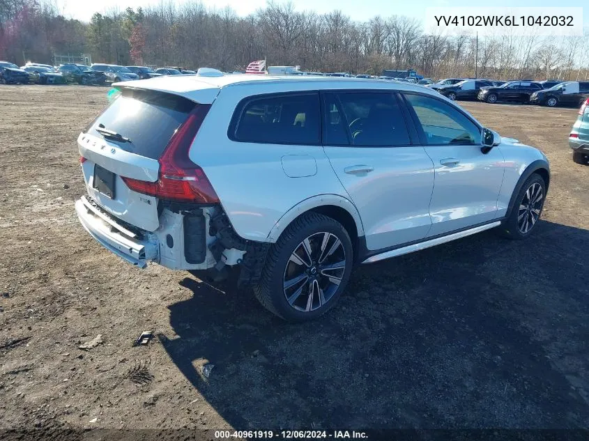 Auction sale of the 2020 Volvo V60 Cross Country , vin: YV4102WK6L1042032, lot number: 40961919