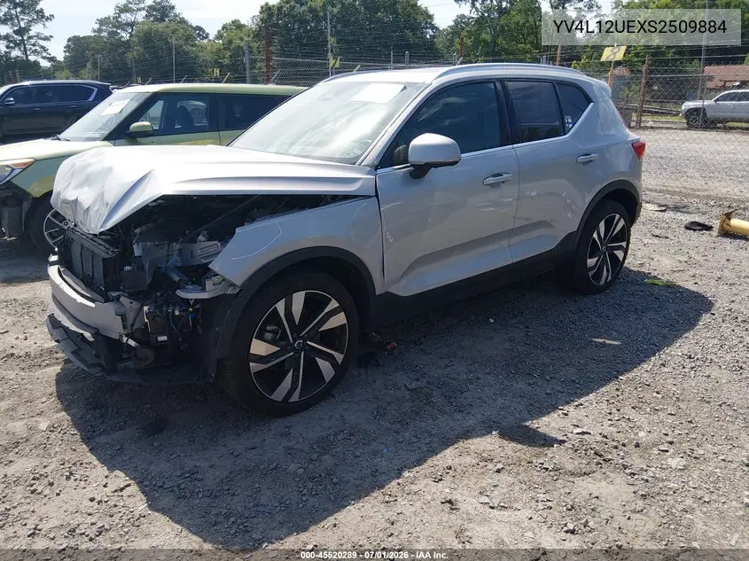 Auction sale of the 2025 Volvo XC40 , vin: YV4L12UEXS2509884, lot number: 45520289