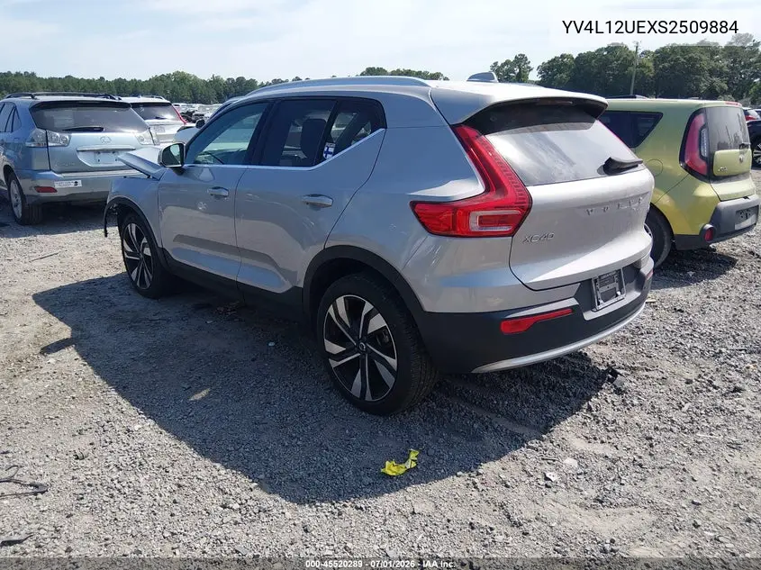 Auction sale of the 2025 Volvo XC40 , vin: YV4L12UEXS2509884, lot number: 45520289