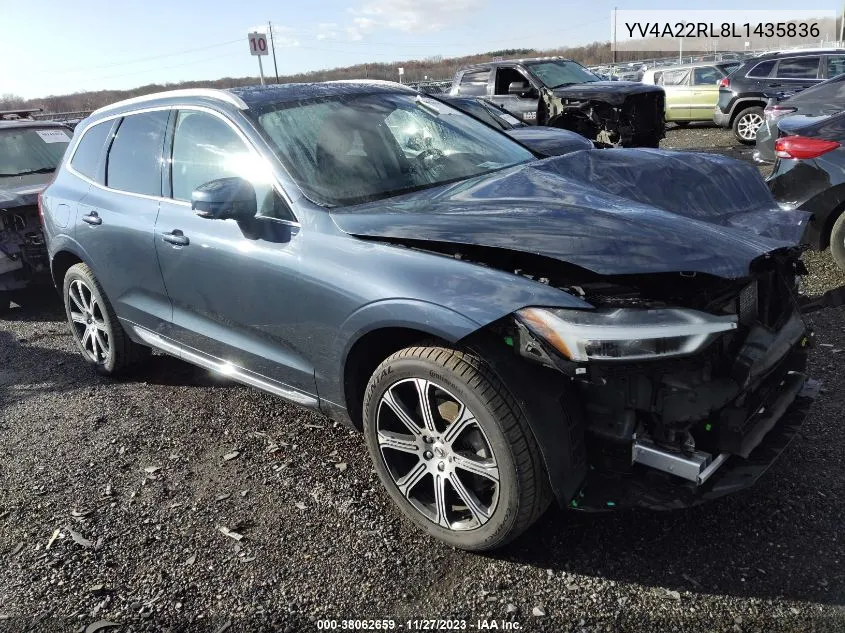 Auction sale of the 2020 Volvo XC60 , vin: YV4A22RL8L1435836, lot number: 38062659