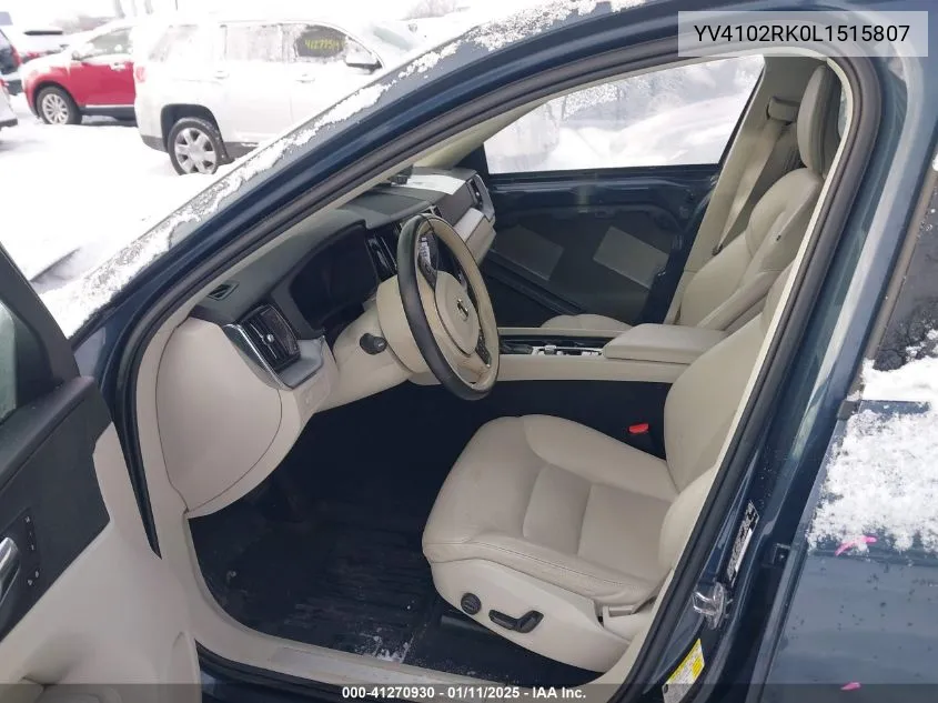 Auction sale of the 2020 Volvo XC60 , vin: YV4102RK0L1515807, lot number: 41270930