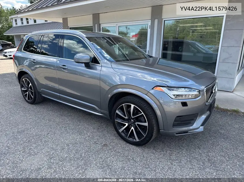 Auction sale of the 2020 Volvo XC90 , vin: YV4A22PK4L1579426, lot number: 45424388