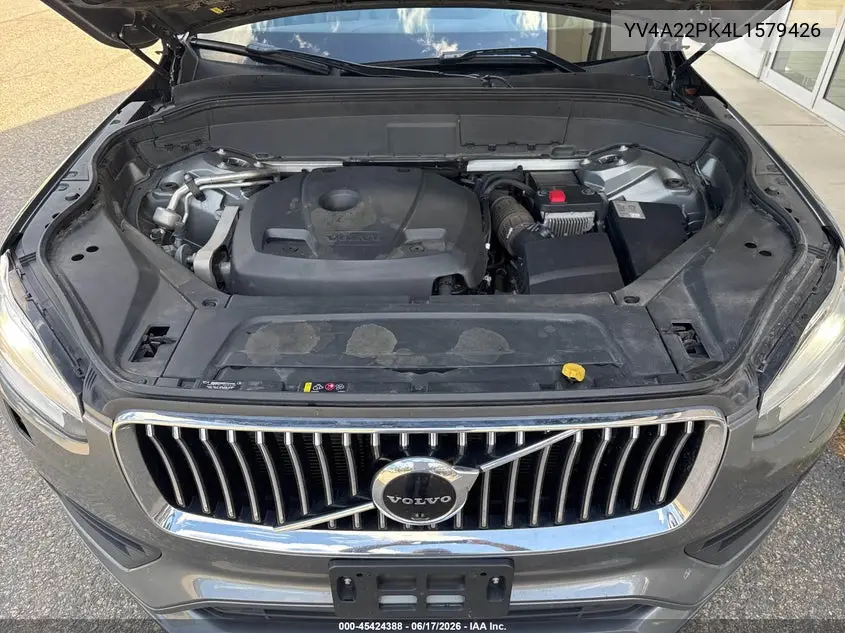 Auction sale of the 2020 Volvo XC90 , vin: YV4A22PK4L1579426, lot number: 45424388
