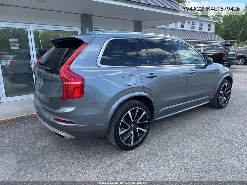 Auction sale of the 2020 Volvo XC90 , vin: YV4A22PK4L1579426, lot number: 45424388