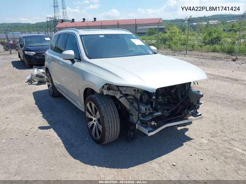 Auction sale of the 2021 Volvo XC90 , vin: YV4A22PL8M1741424, lot number: 45147825