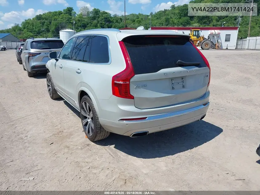Auction sale of the 2021 Volvo XC90 , vin: YV4A22PL8M1741424, lot number: 45147825